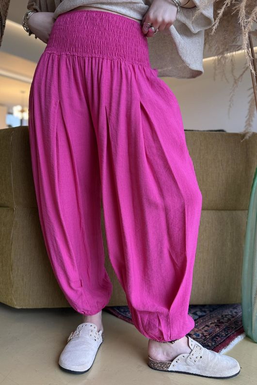 Basso Shirring Genie Pant Hot Pink /15=
